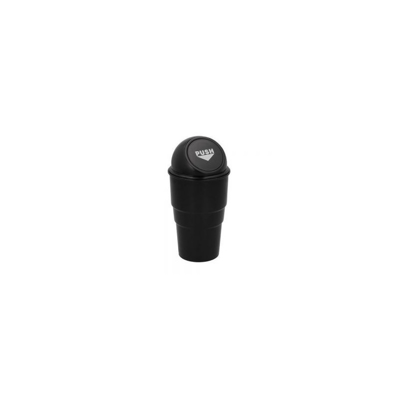 Accesorio para auto en forma de bote de basura.