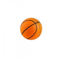 PELOTA ANTIESTRES BASQUET PU10 NARANJA Ø 6.3 cm