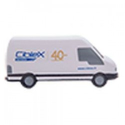 FIGURA ANTIESTRÉS CAMIONETA KENYA A2629 BLANCO
