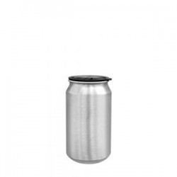 LATA ALUMINUM 350ML PLATA