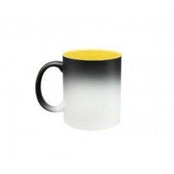 TAZA MAGICA 11OZ INTERIOR COLORES AMARILLO