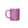 TAZA COLOR METALICA 11OZ ROSA