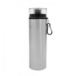 CILINDRO ALUM CALIFORNIA 750ML PLATA NEGRO