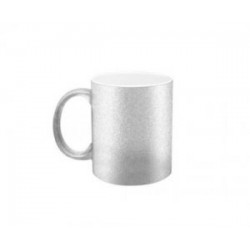 TAZA DIAMANTADA 11OZ PLATA