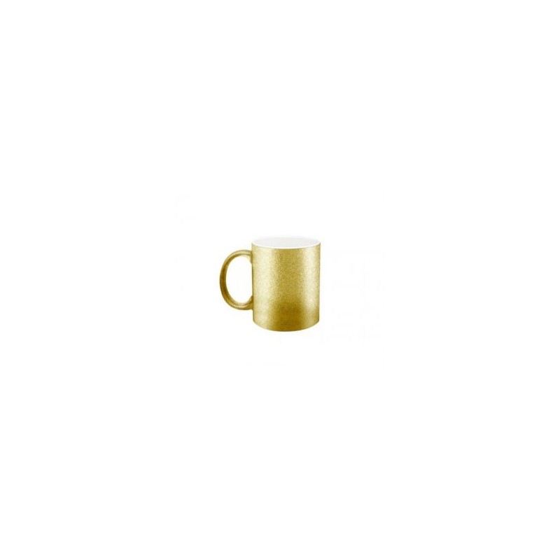 TAZA DIAMANTADA 11OZ ORO