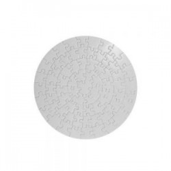 ROMPECABEZAS REDONDO 19X19CM BLANCO