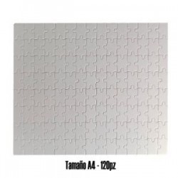 ROMPECABEZAS A4 ECO 126 PZAS BLANCO/GLITTER