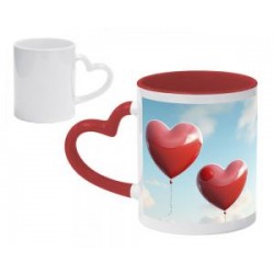 TARRO BICOLOR DE SUBLIMACIÓN 11 OZ DEAR A2960 BLANCO