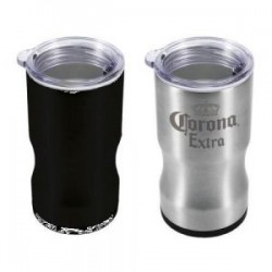 VASO TÉRMICO DOBLE PARED Y PORTA LATA  DEUX A2468