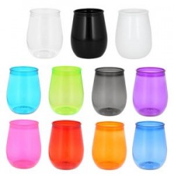 Vaso plástico de color.