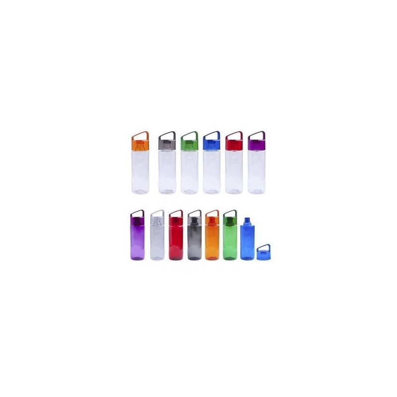 Cilindro de plástico con tapa enroscable. El envío de este material se hace por separado de base y tapas derivado a los cambios 