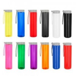 Cilindro de plástico de una pared con tapa enroscable y cinta de silicón. (El envío de este material se hace por separado de bas