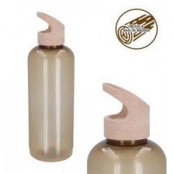 Cilindro de RPET con asa sujetadora hecha a base de madera. (El envío de este material se hace por separado de base y tapas deri