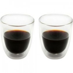 SET DE VASOS DE VIDRIO "DOUBLE"