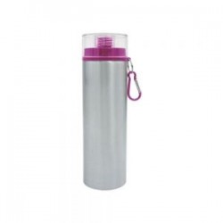 CILINDRO ALUM CALIFORNIA 750ML PLATA ROSA