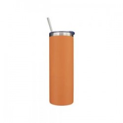 TERMO ACERO LENA 600ML NARANJA