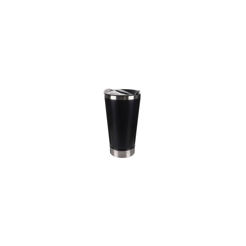 TERMO ACERO CON DESTAPADOR TORO 650ML NEGRO MATE