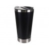 TERMO ACERO CON DESTAPADOR TORO 650ML NEGRO MATE