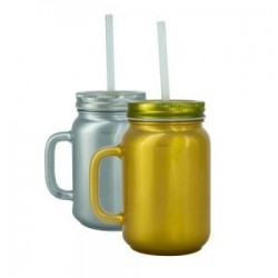 TAZA MASON CRISTAL COLORES PLATA