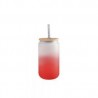 BOTELLA BOROSILICATO CANDY 500ML ROJO