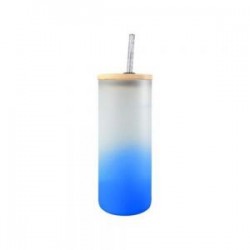 BOTELLA BOROSILICATO FLORIDA 650 ML AZUL