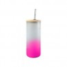 BOTELLA BOROSILICATO FLORIDA 650 ML ROSA