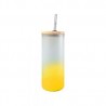 BOTELLA BOROSILICATO FLORIDA 650 ML AMARILLO