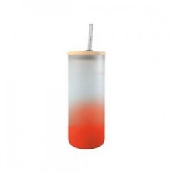 BOTELLA BOROSILICATO FLORIDA 650 ML ROJO