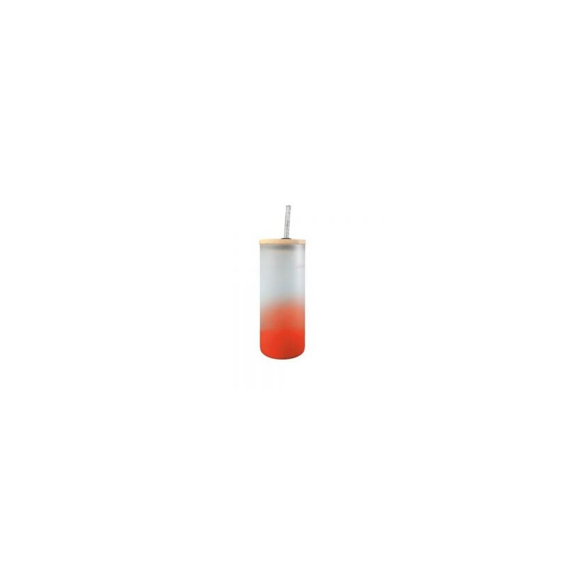 BOTELLA BOROSILICATO FLORIDA 650 ML ROJO
