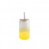 BOTELLA BOROSILICATO CANDY 500ML AMARILLO