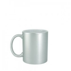 TAZA COLOR PLATA 11OZ PLATA