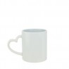 TAZA CON ASA CORAZON 11OZ BLANCA
