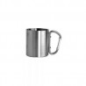 TAZA ACERO CON ASA GANCHO 300ML PLATA