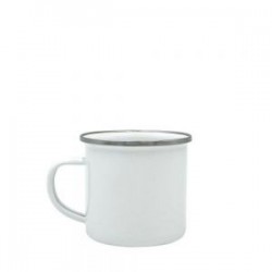 TAZA PELTRE 10OZ CON CAJITA BLANCO