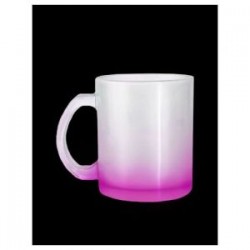 TAZA CRISTAL 10OZ ROSA
