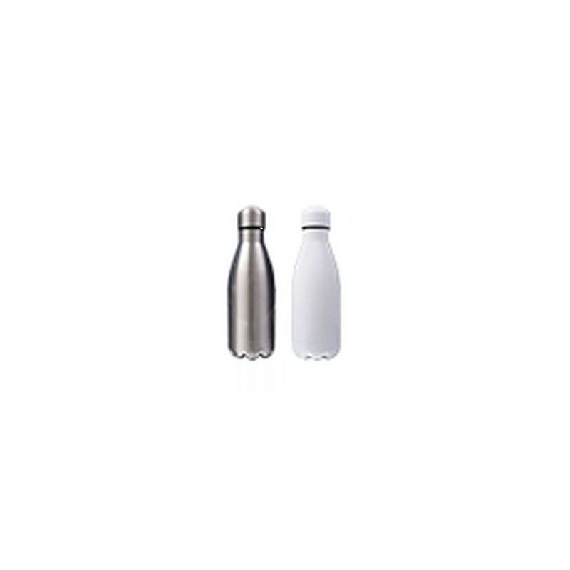 CILINDRO DE ACERO INOX. DE SUBLIMACIÓN 600 ML. NAZO A2616 BLANCO