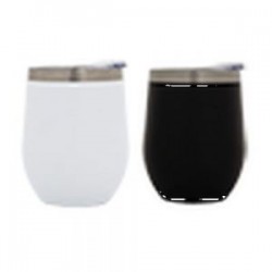 TERMO DE ACERO INOXIDABLE DE 350 ML.  JUNO A2645 BLANCO