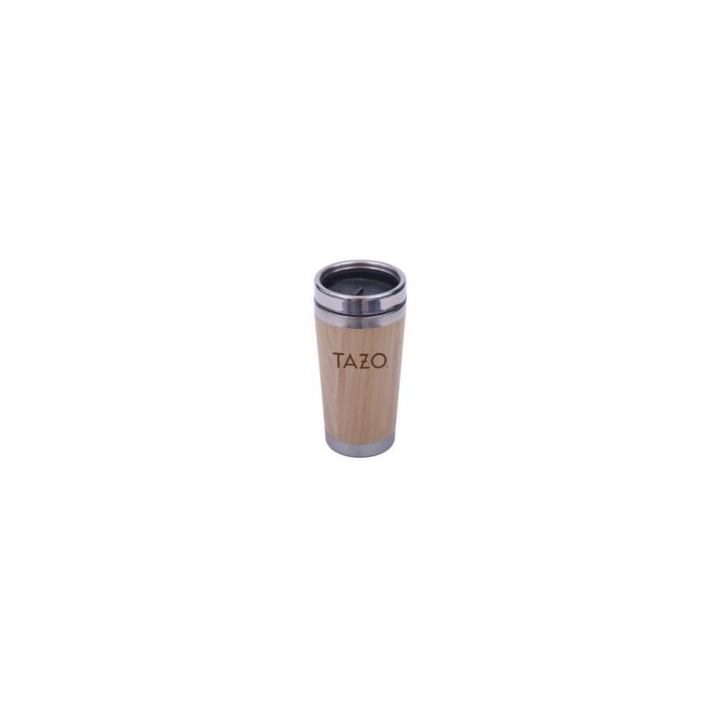 TERMO DE ACERO INOXIDABLE CON BAMBÚ DE 445 ML. ALLEN A2704 ÚNICO