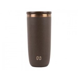 TERMO DOBLE PARED DE GRANO DE CAFÉ NAYAD NEO -TAPA DESLIZABLE A2868 CAFÉ