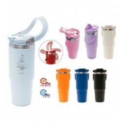 TERMO DE ACERO INOXIDABLE DE 900 ML. KARRY A3049 NEGRO