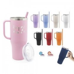 TERMO DE ACERO INOXIDABLE DE 1,200 ML. BARNEY A2915  BLANCO