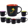 TAZA BICOLOR MATE 11 OZ LUCIANA TL099 AZUL