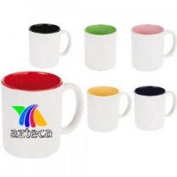 TARRO BICOLOR 11 OZ GENOVA TLI2699 NARANJA