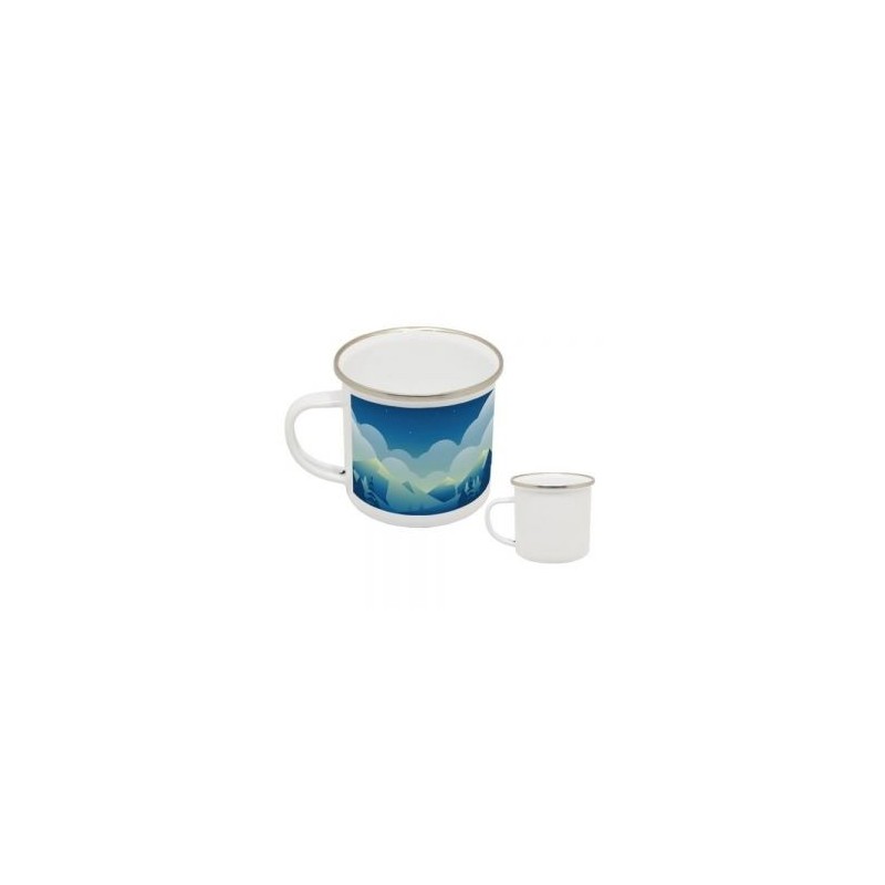TAZA DE PELTRE DE SUBLIMACIÓN 12 OZ BENY A2762 BLANCO