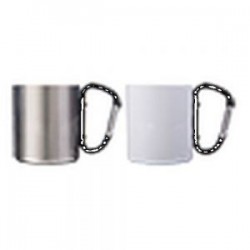 TAZA DOBLE PARED DE ACERO INOX. DE SUBLIMACIÓN 8 OZ TAOS A2613 BLANCO