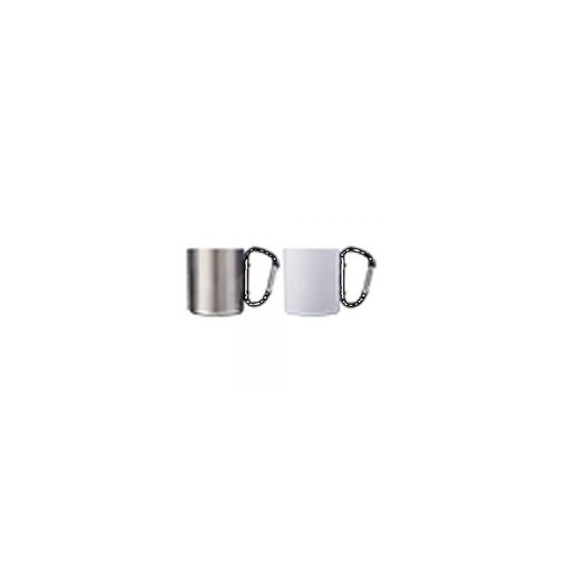 TAZA DOBLE PARED DE ACERO INOX. DE SUBLIMACIÓN 8 OZ TAOS A2613 BLANCO