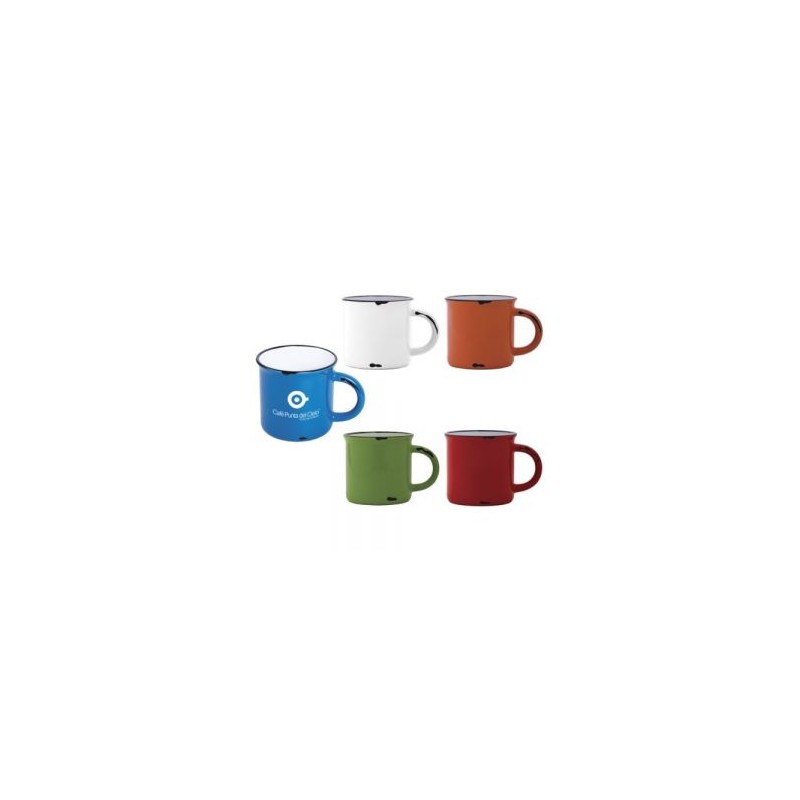 TAZA BICOLOR 14 OZ VINTAGE A2471 BLANCO