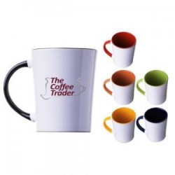 TAZA CONICA BICOLOR 14 OZ BICOLOR ARLES A2154 NEGRO