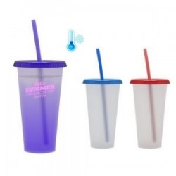 VASO DE PLÁSTICO SNOW A2770 NARANJA